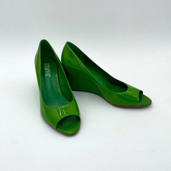 KELLY GREEN WEDGES by Franco Sarto - Picture 10 of 11
